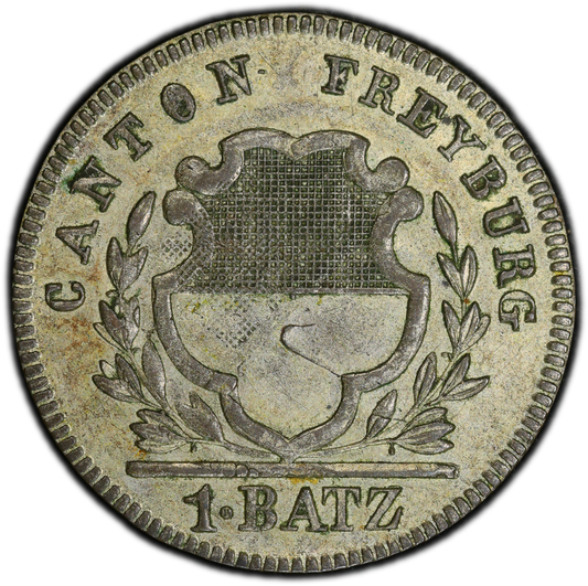 Suiza - 1830 -  Friburgo - 1 Batzen - Certificada
