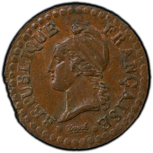 Francia - 1789 - 1 Cent - Certificada