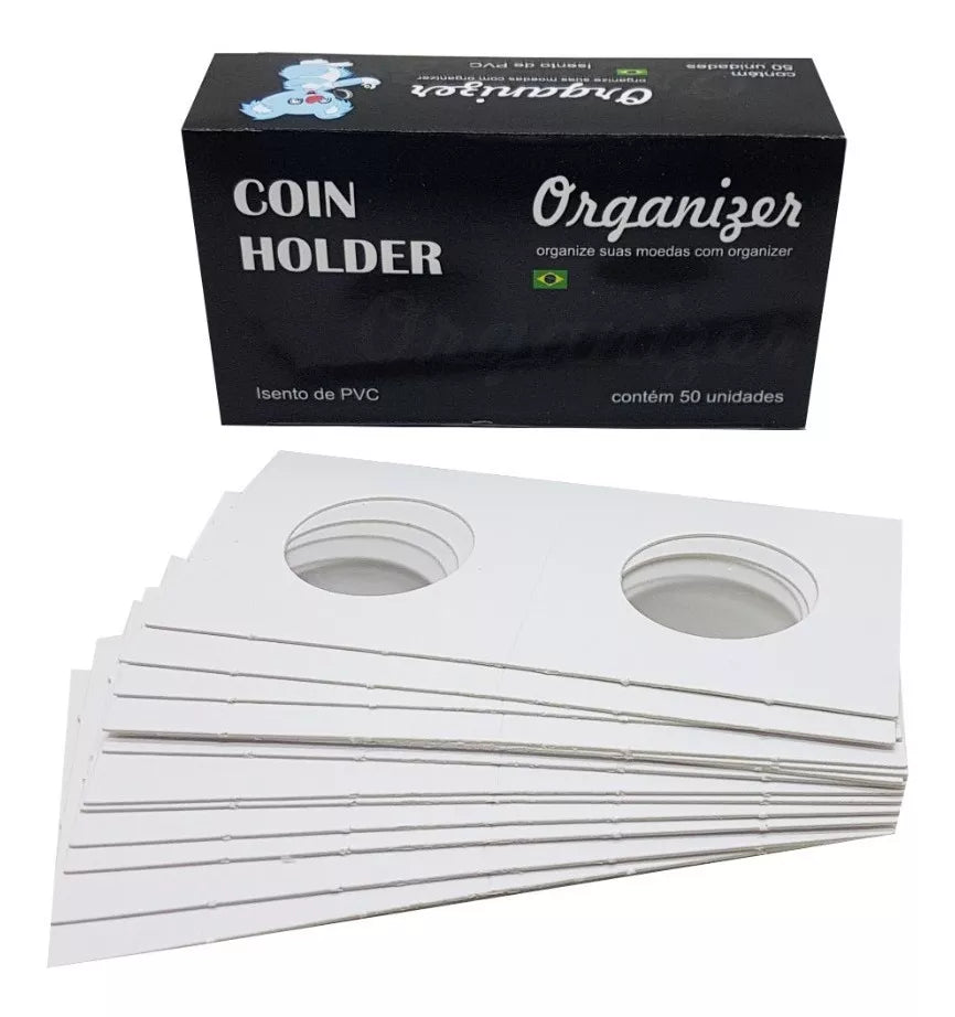 Portamonedas de Cartón - 33.0 mm - Caja 50 Unidades