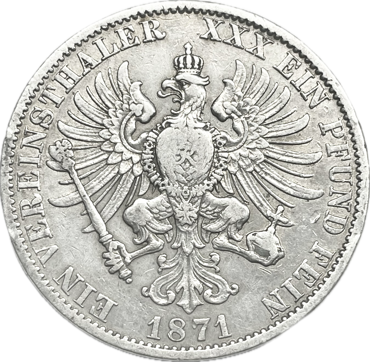 Alemania - 1871 - Prusia - Thaler - A