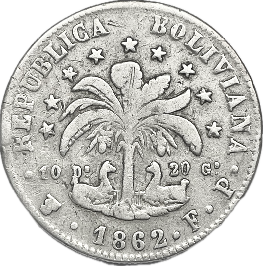 Bolivia - 1862 - 8 Soles