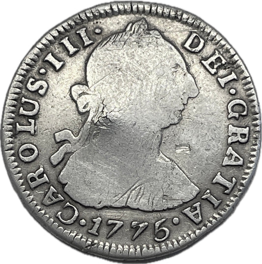 España Colonial - 1775 - Potosí - 2 Reales