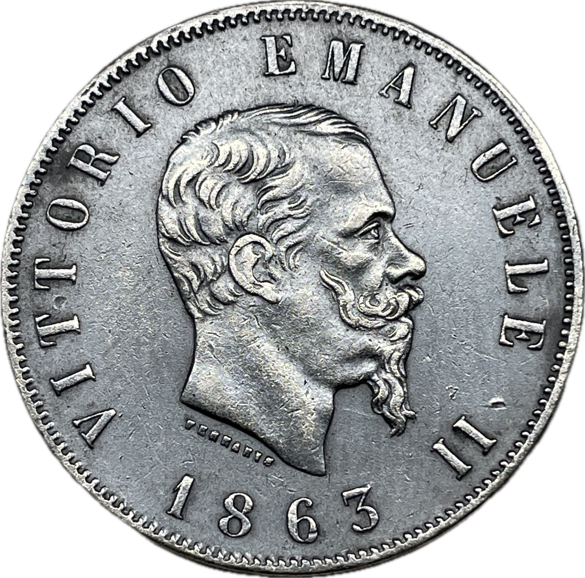 Italia - 1863 - 2 Liras - N