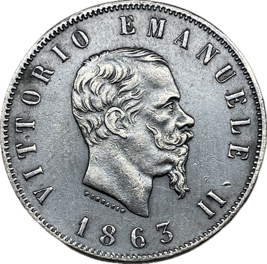 Italia - 1863 - 2 Liras - N