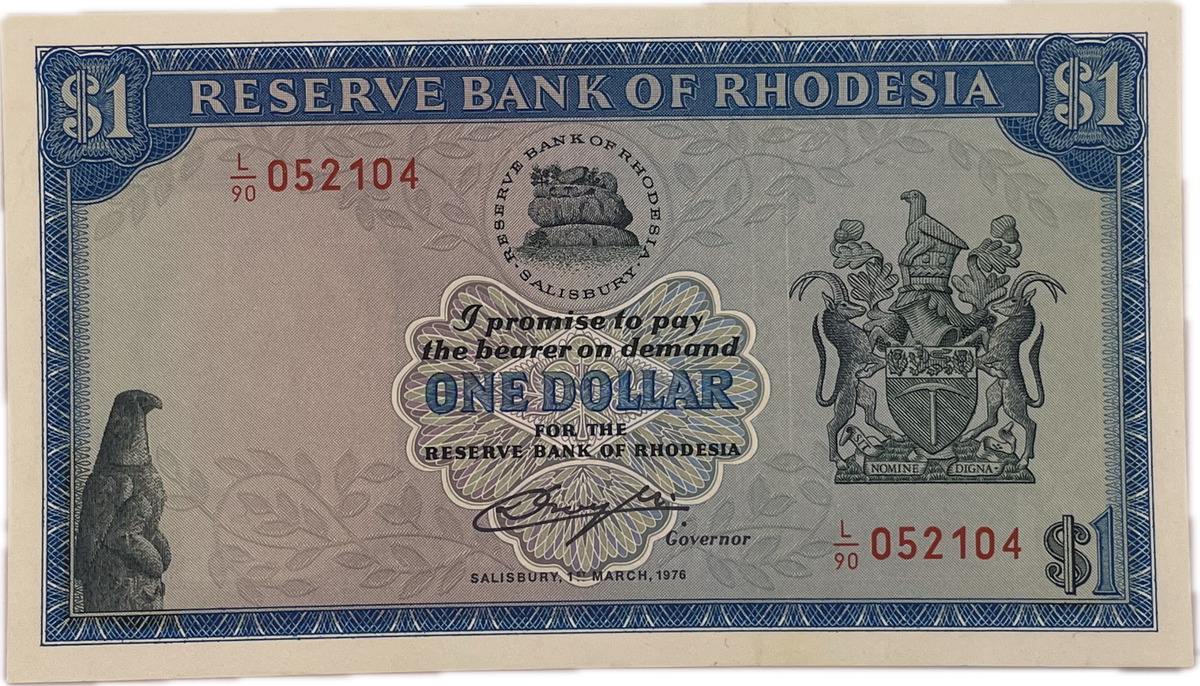 Rodesia - 1976 - 1 Dólar - Sin Circular