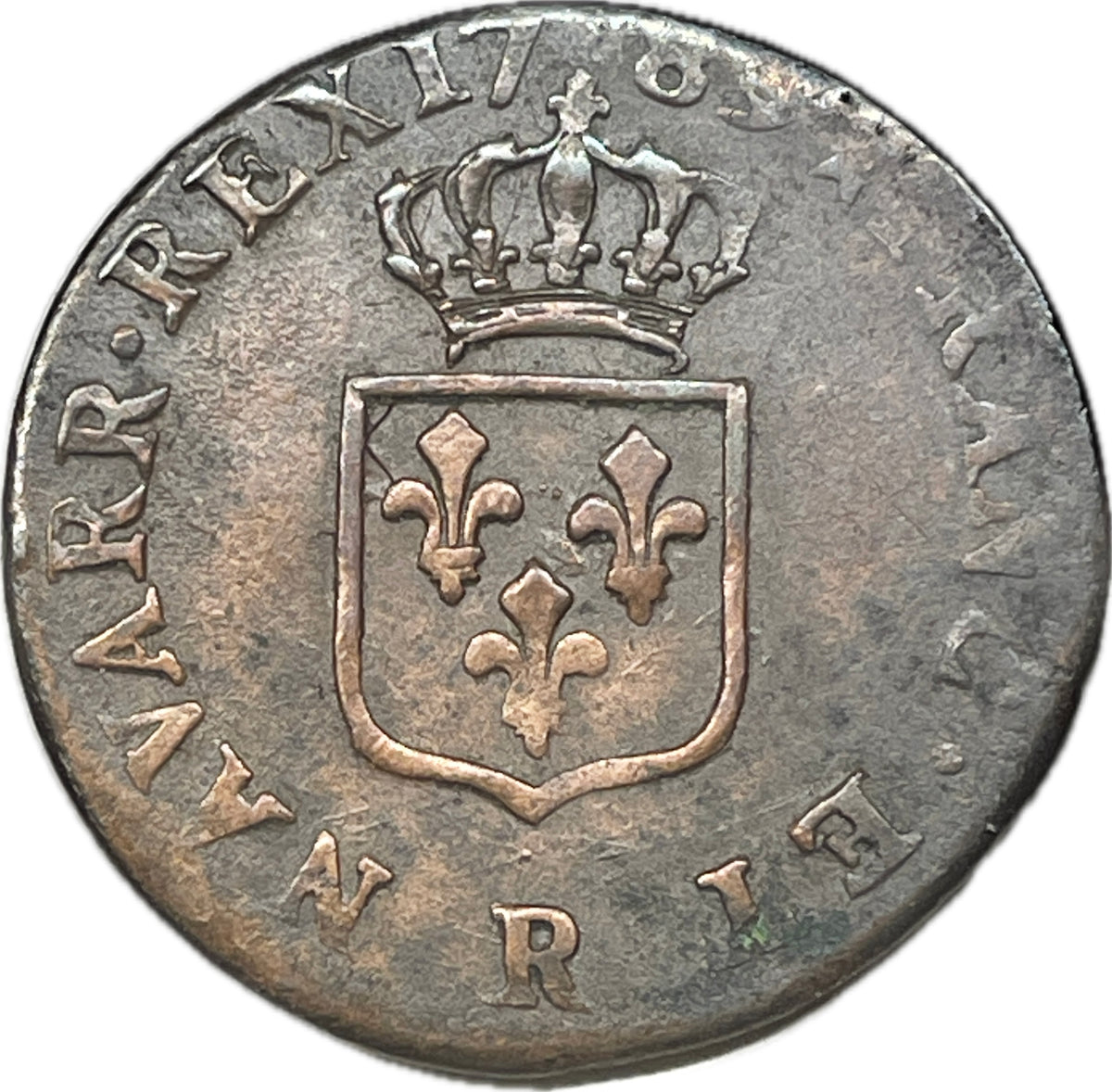 Francia - 1789 - 1 Liard