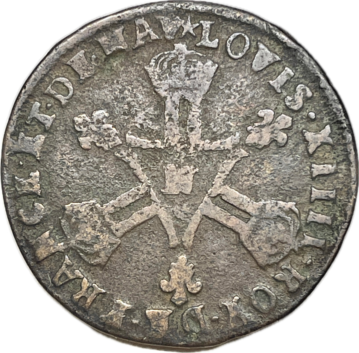 Francia - 1712 - 6 Deniers