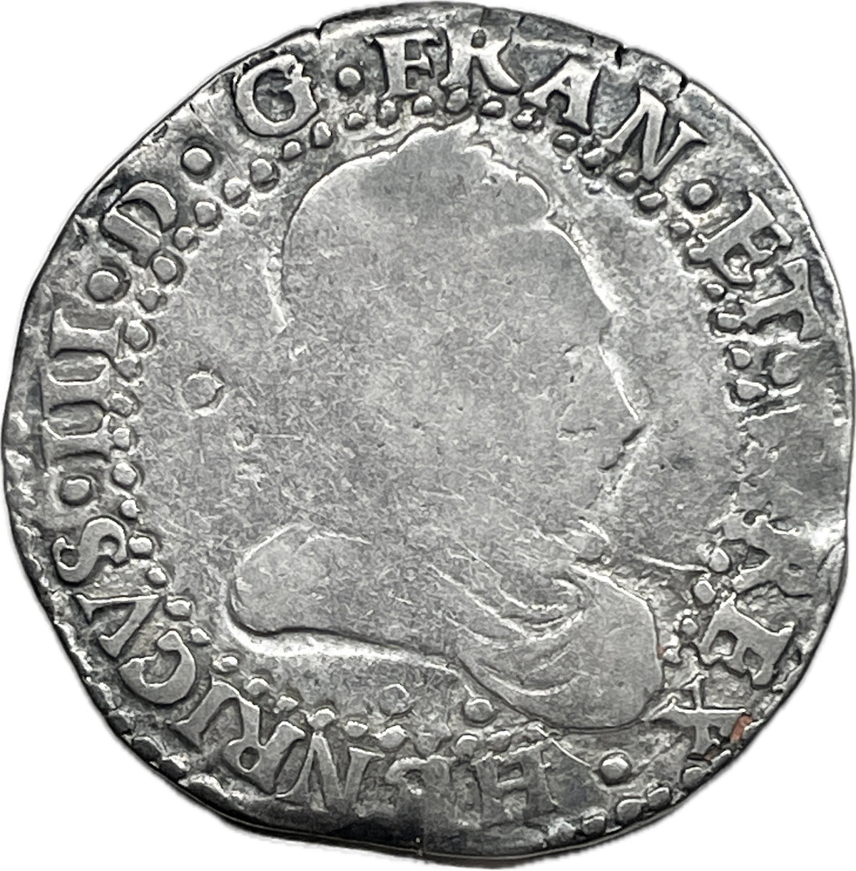Francia - 1587 - 1/2 Franco