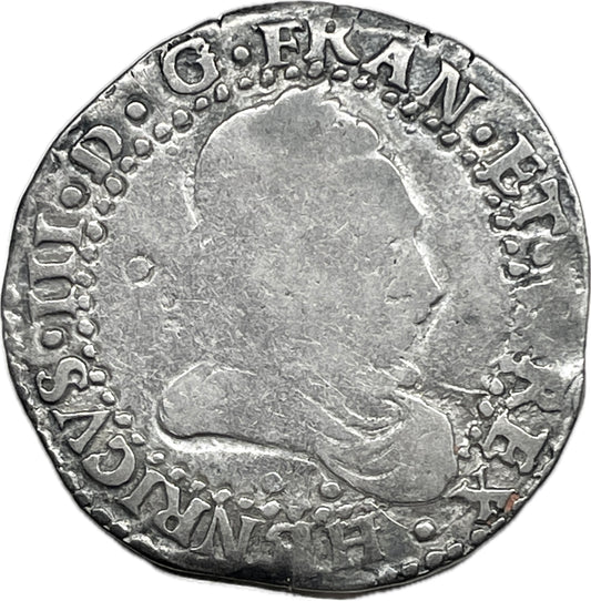 Francia - 1587 - 1/2 Franco