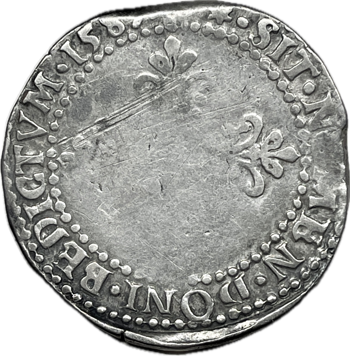 Francia - 1587 - 1/2 Franco