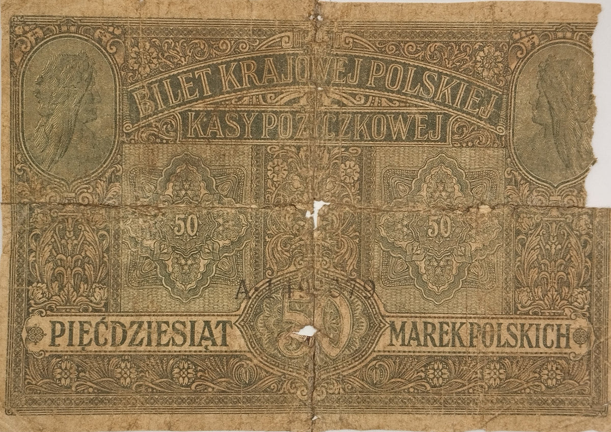 Polonia - 1917 - 50 Marek