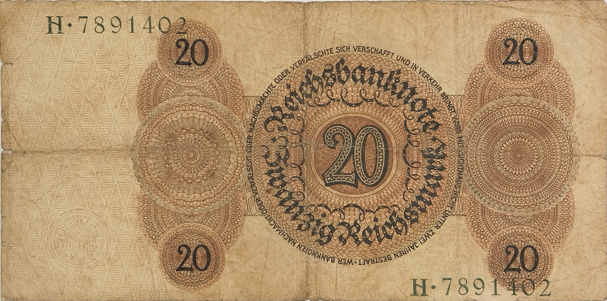 Alemania - 1924 - 20 Marcos