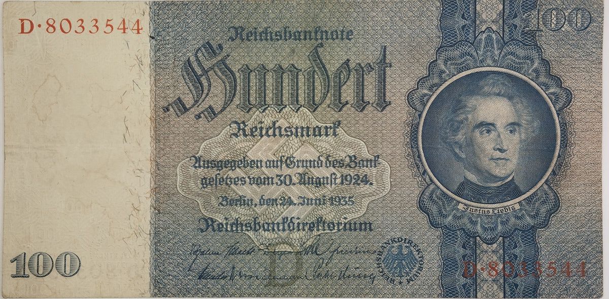 Alemania - 1935 - 100 Marcos