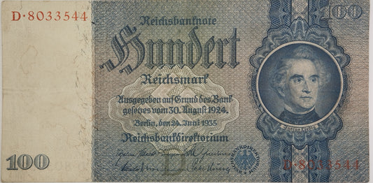 Alemania - 1935 - 100 Marcos