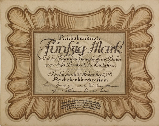 Alemania - 1918 - 50 Marcos