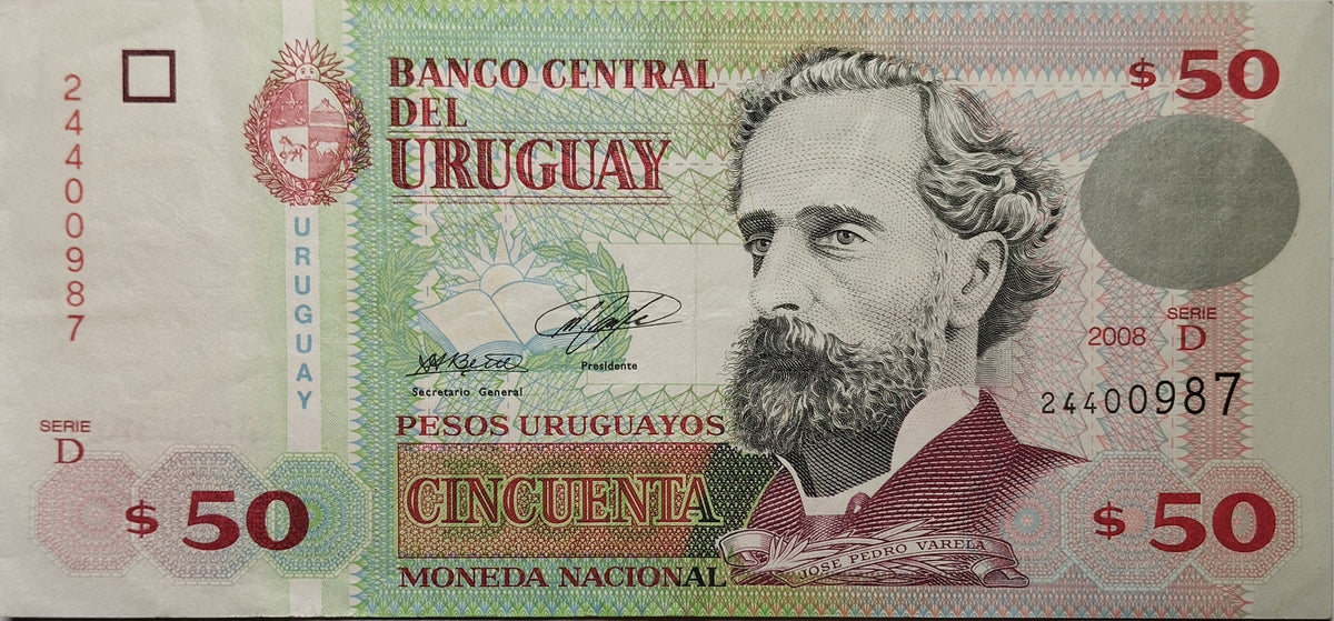Uruguay - 2008 - 50 Pesos - 39 D