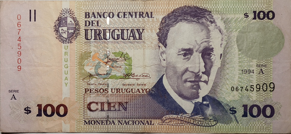 Uruguay - 1994 - 100 Pesos - 40 A