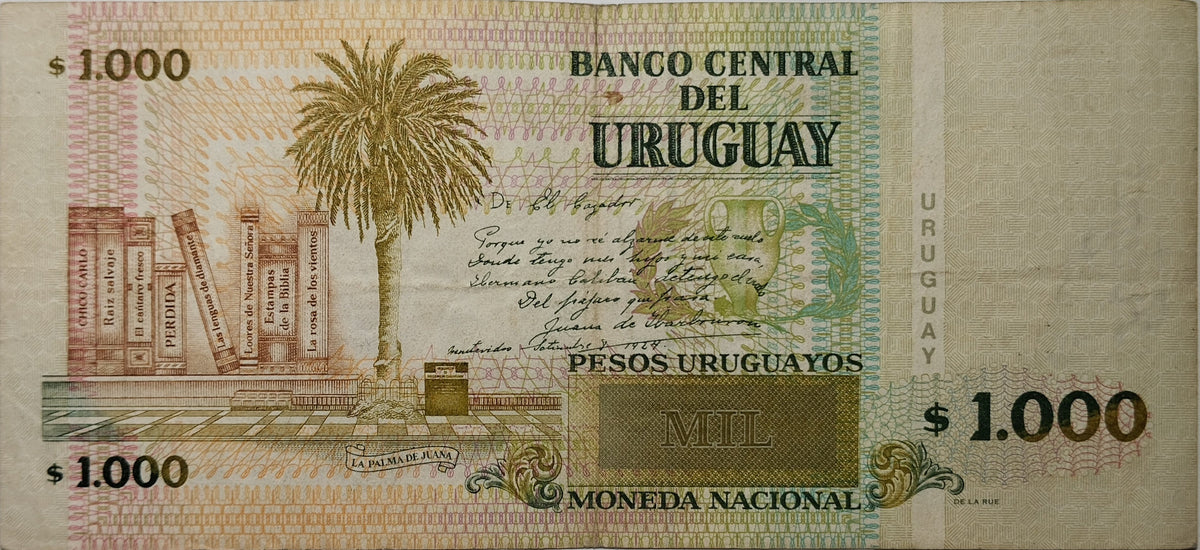 Uruguay - 2004 - 1000 Pesos - 43 B