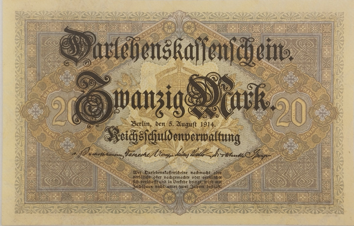 Alemania - 1914 - 20 Marcos