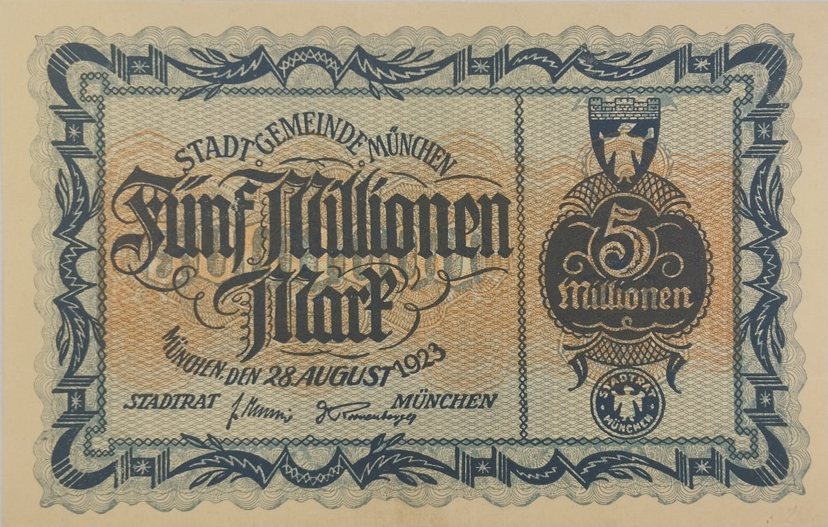 Alemania - 1923 - 5 Millones de Marcos