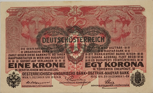 Imperio Austro-hungaro - 1916 - 1 Krone