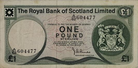 Escocia - 1973 - 1 Libra