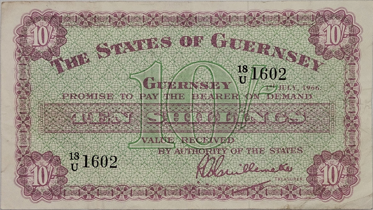 Guernsey - 1966 - 10 Chelines