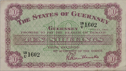 Guernsey - 1966 - 10 Chelines