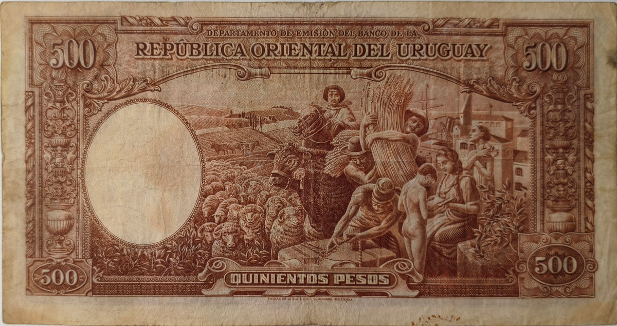 Uruguay - 1935 - 500 Pesos - 9.VIII.1