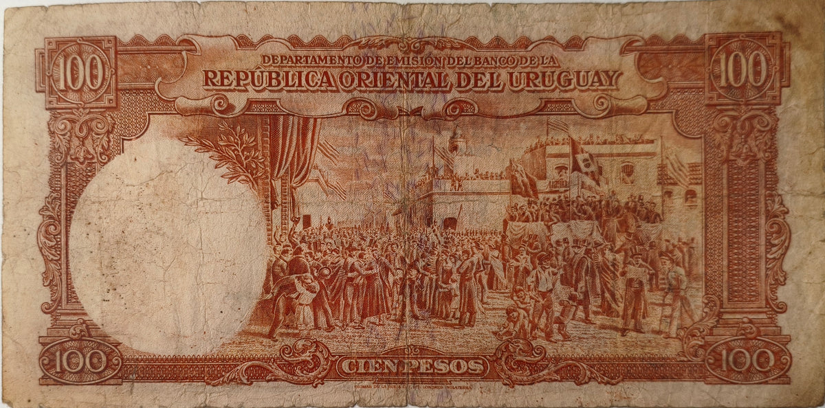 Uruguay - 1935 - 100 Pesos - 9.VII.5