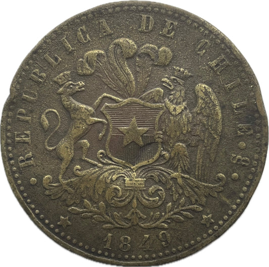 Chile - 1849 - Botón Gauchesco