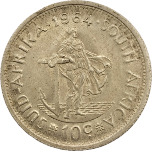 Sudáfrica - 1964 - 10 Cents