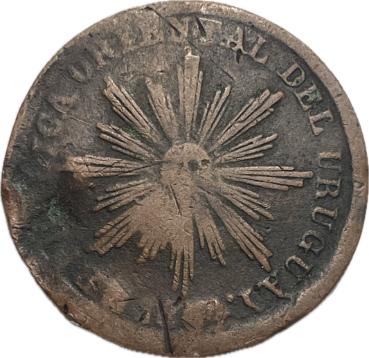 Uruguay - 1854 - 5 Centésimos - 8.2.4