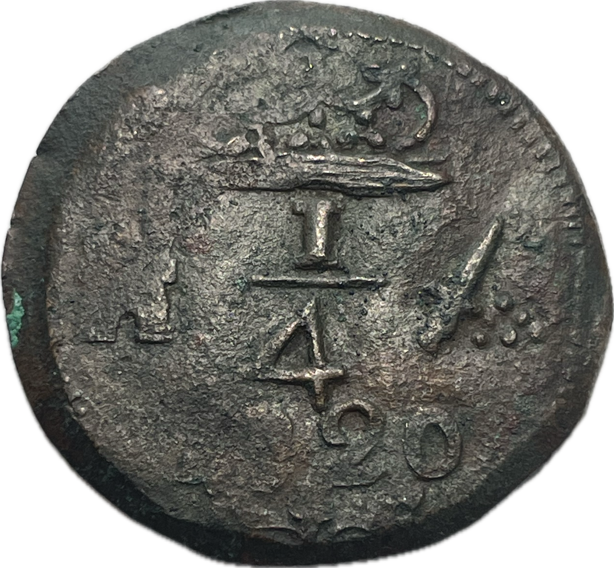 Colombia - 1820 - Santa Marta - 1/4 Real