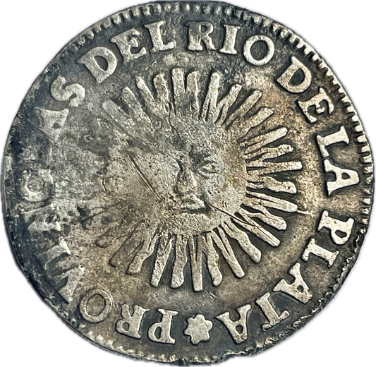 Argentina - La Rioja, Provincias del Rio de La Plata - 1826 - 2 Soles