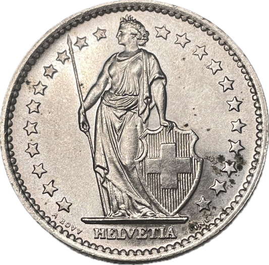 Suiza - 1965 - 2 Francos - Sin Circular