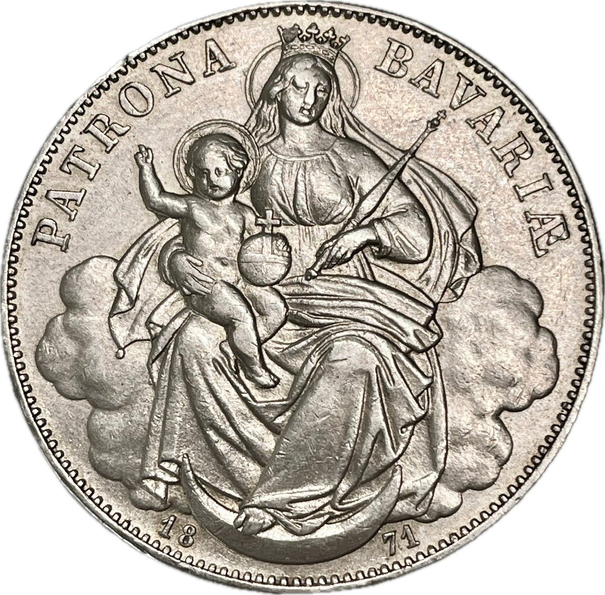 Alemania - 1871 - Bavaria - 1 Thaler