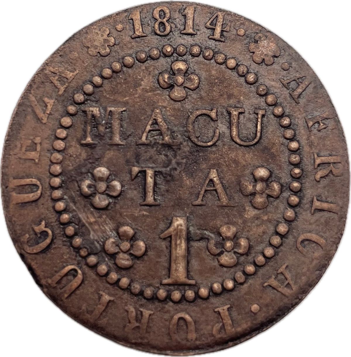Africa Portuguesa - 1814 - 1 Macuta