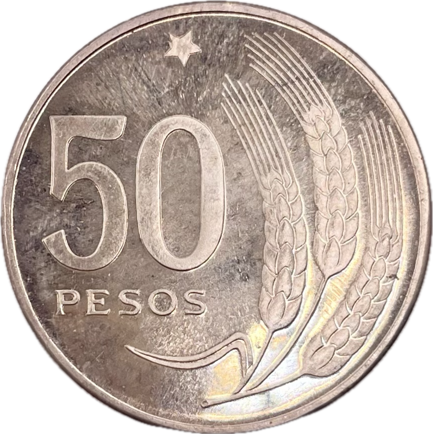 Uruguay - 1968 - 50 Pesos - Ensayo en Plata - Sin Circular