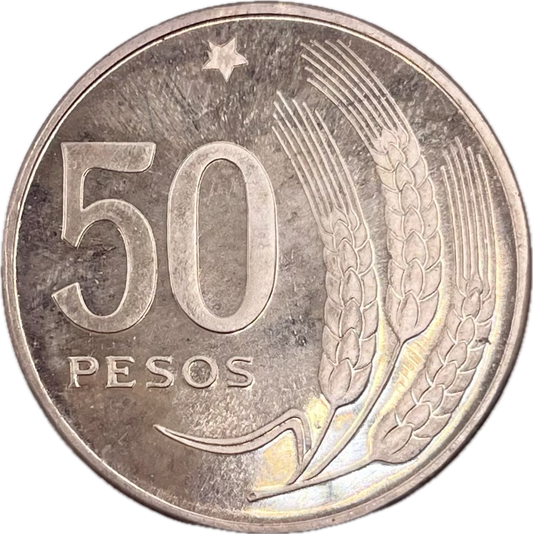Uruguay - 1968 - 50 Pesos - Ensayo en Plata - Sin Circular