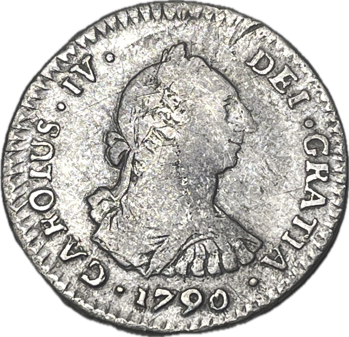 España Colonial - 1790 - Potosí - 1 Real - s/89