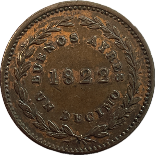Buenos Aires - 1822 - Un décimo