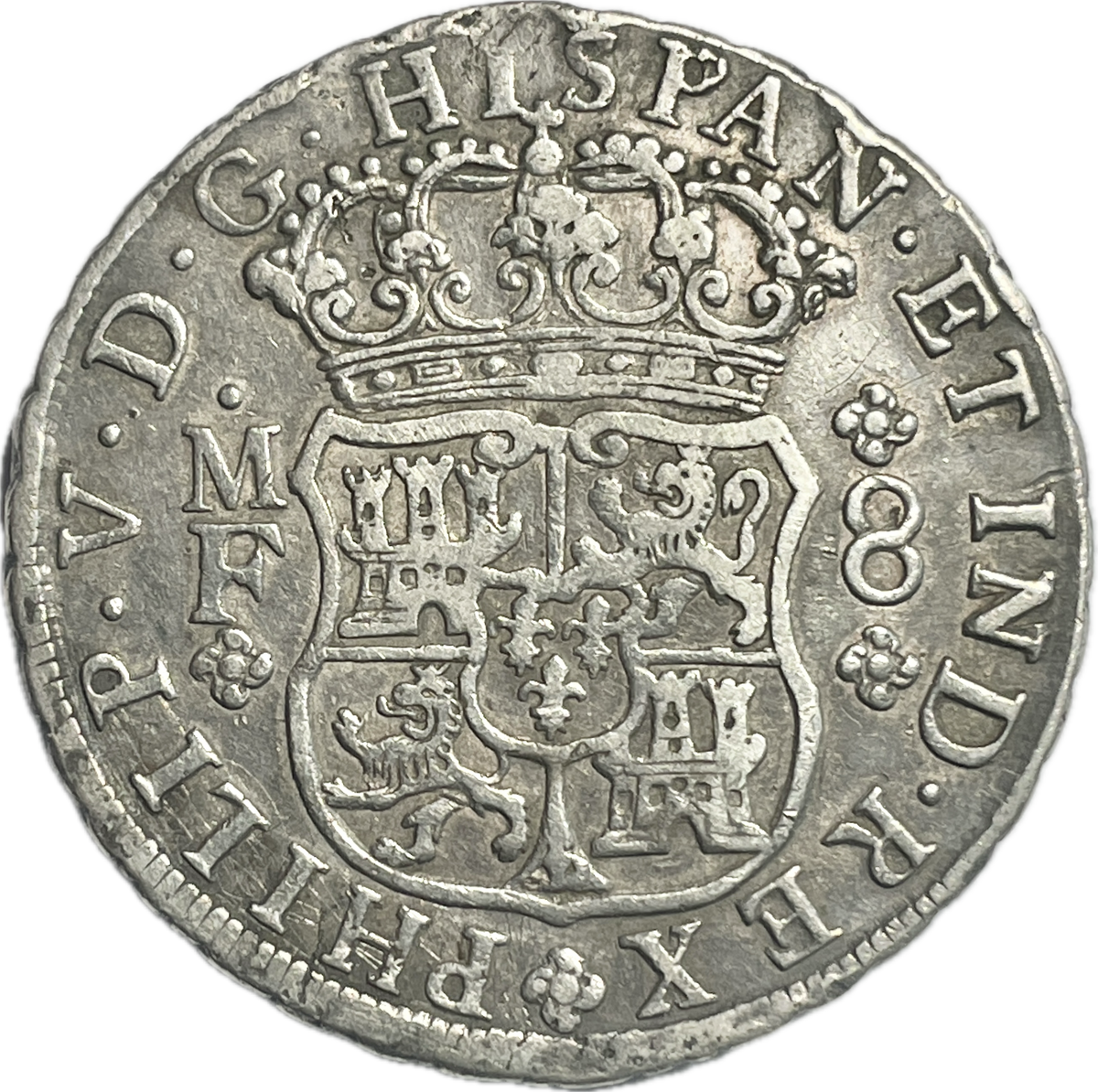 España Colonial - 1743 - México - 8 Reales