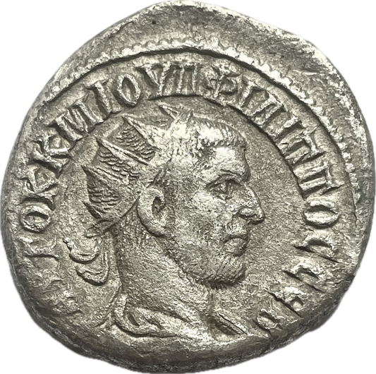 Imperio Romano - 247 al 249 - Filipo II - Tetradracma de Plata
