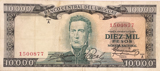 Uruguay - 1968 - 10.000 Pesos - Banco Central del Uruguay - 11.A.2