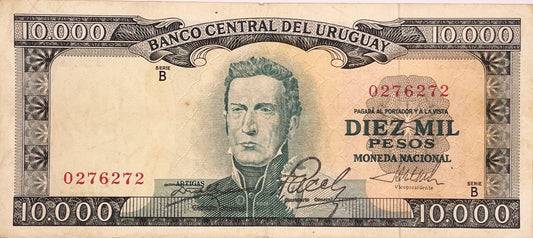 Uruguay - 1968 - 10.000 Pesos - Banco Central del Uruguay - 11.B.1