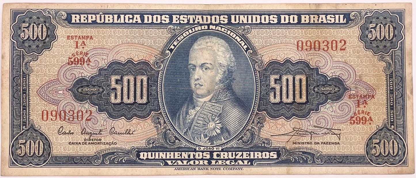Brasil - 1961 - 500 Cruceros