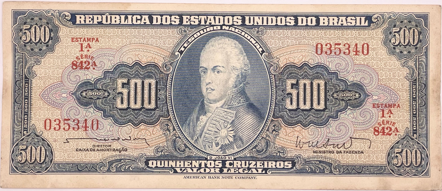 Brasil - 1962 - 500 Cruceros