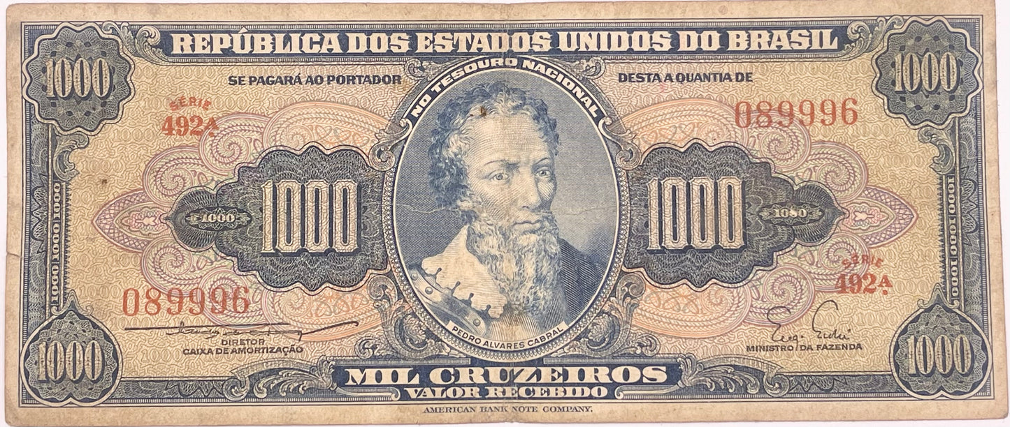 Brasil - 1955 - 1000 Cruceros
