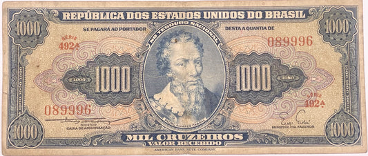 Brasil - 1955 - 1000 Cruceros